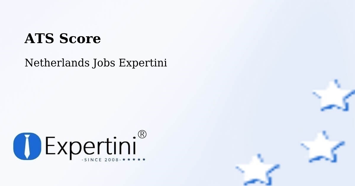 Resume ATS Score & Job Description Match Tool – Exloo - Netherlands Jobs Expertini